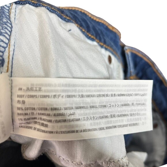 Abercrombie & Fitch Curve Love 90s Jeans Women’s Size 29 8 Short Ultra High Rise - Picture 12 of 13